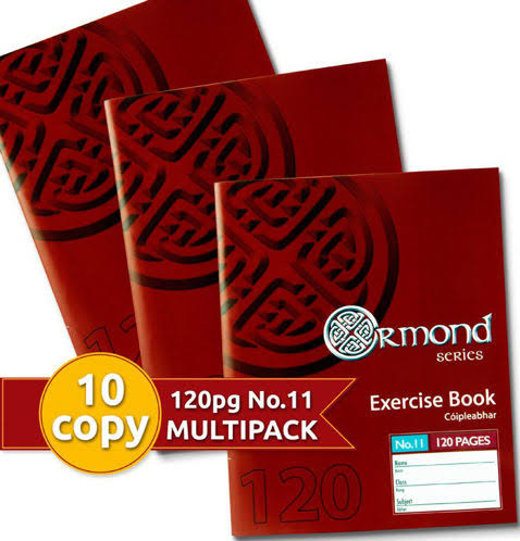 Ormond Series Exercise Book - 120 Pages