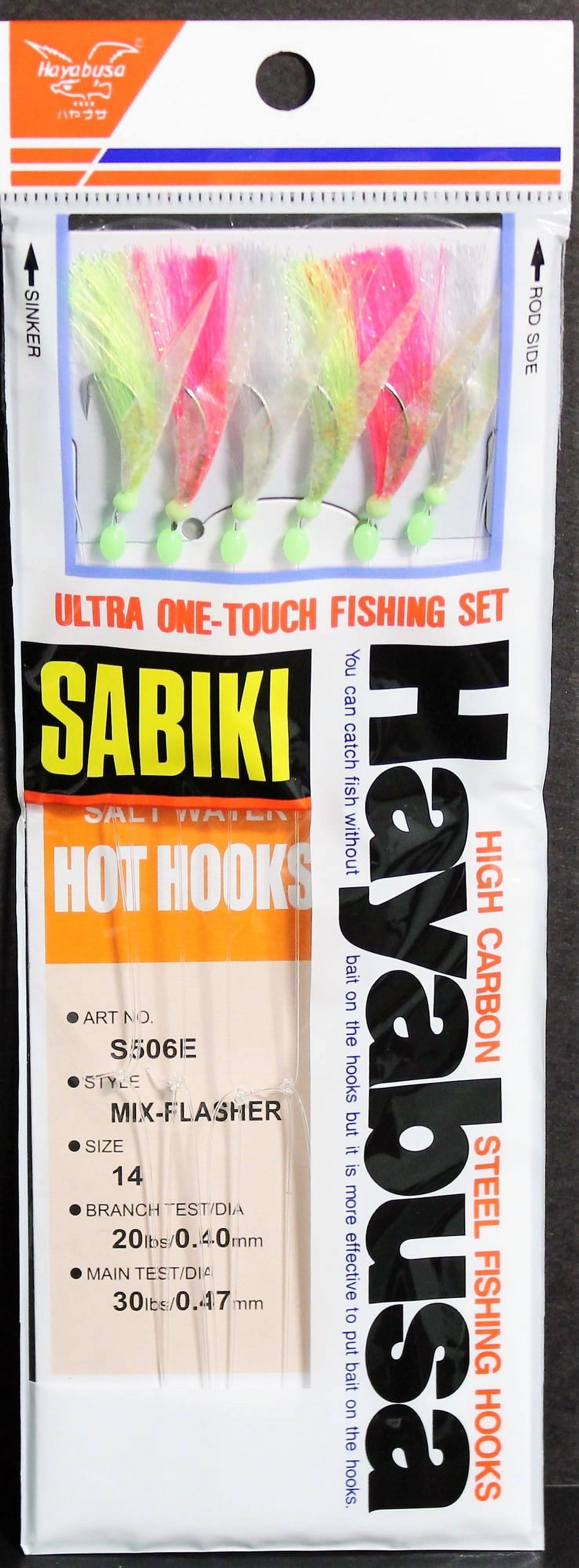 Hayabusa Sabiki Saltwater Hot Hooks