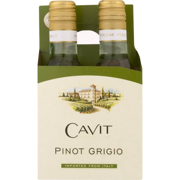 Cavit Collection Pinot Grigio - 187ml, 4pcs
