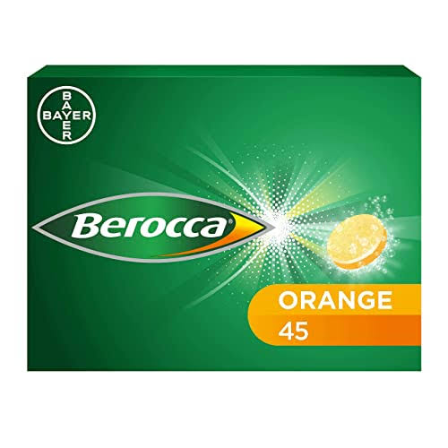 Berocca Effervescent Orange, 45 Tablets