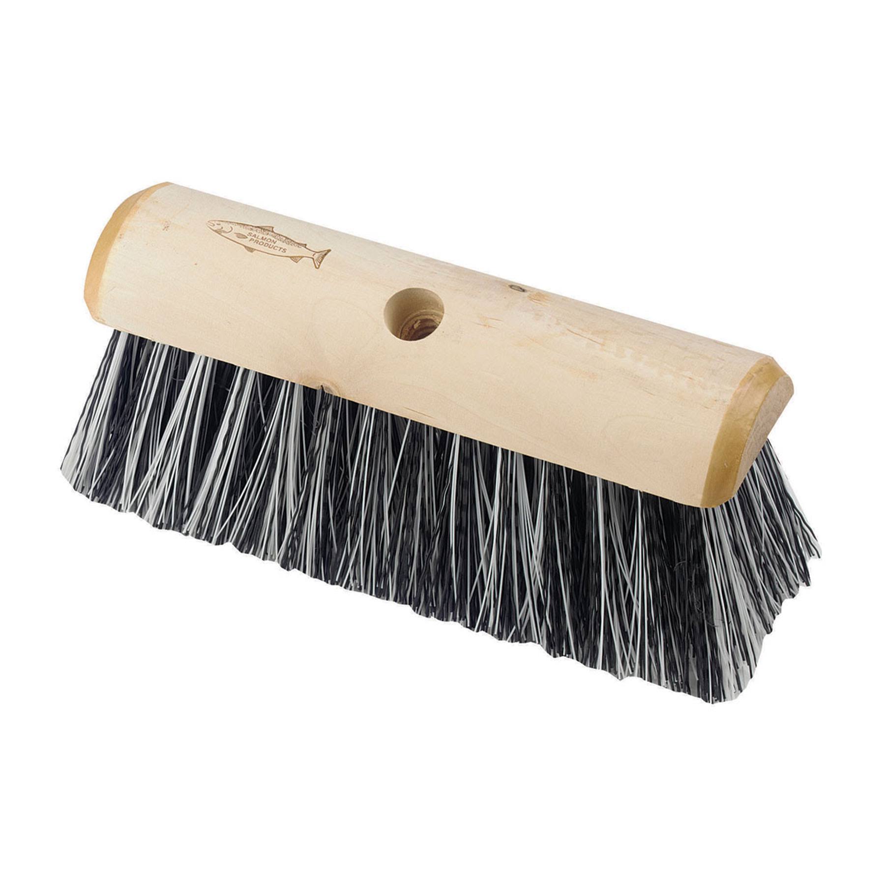 Hillbrush Scavenger Broom Head Small Yard Brush - Black White