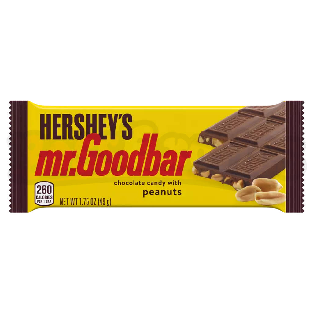 Hershey's Mr. Goodbar Milk Chocolate - with Peanuts, 49g