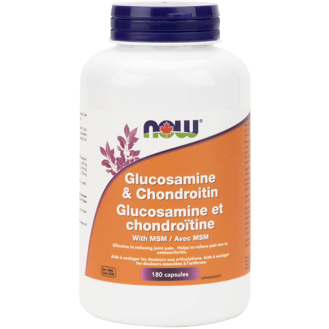 Now Glucosamine Chondroitin MSM Capsules - 180ct
