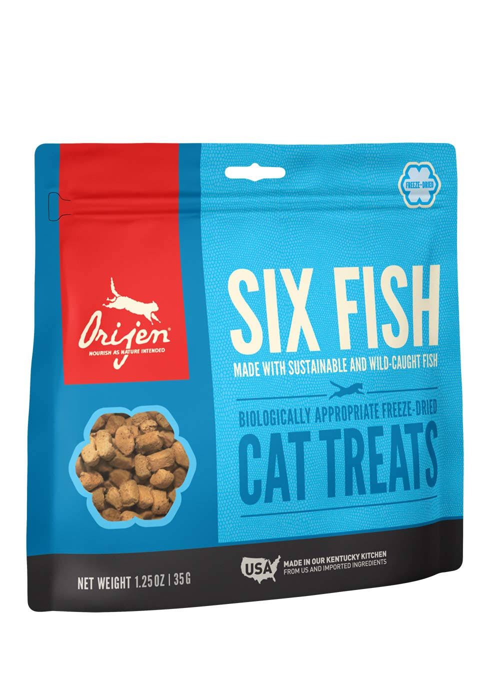 Orijen 35g Six Fish Freeze Dried Cat Treats