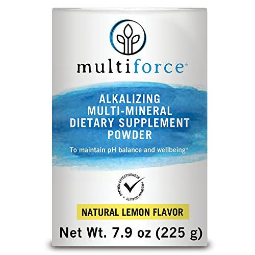Multiforce Alkalizing Multi Mineral Dietary Supplement Powder - Natural Lemon Flavor, 7.9oz