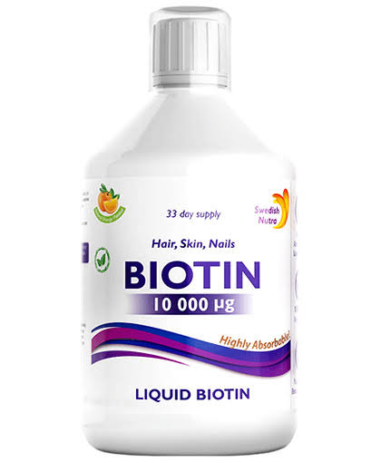 Swedish Nutra Biotin 10000ug Liquid (500ml)