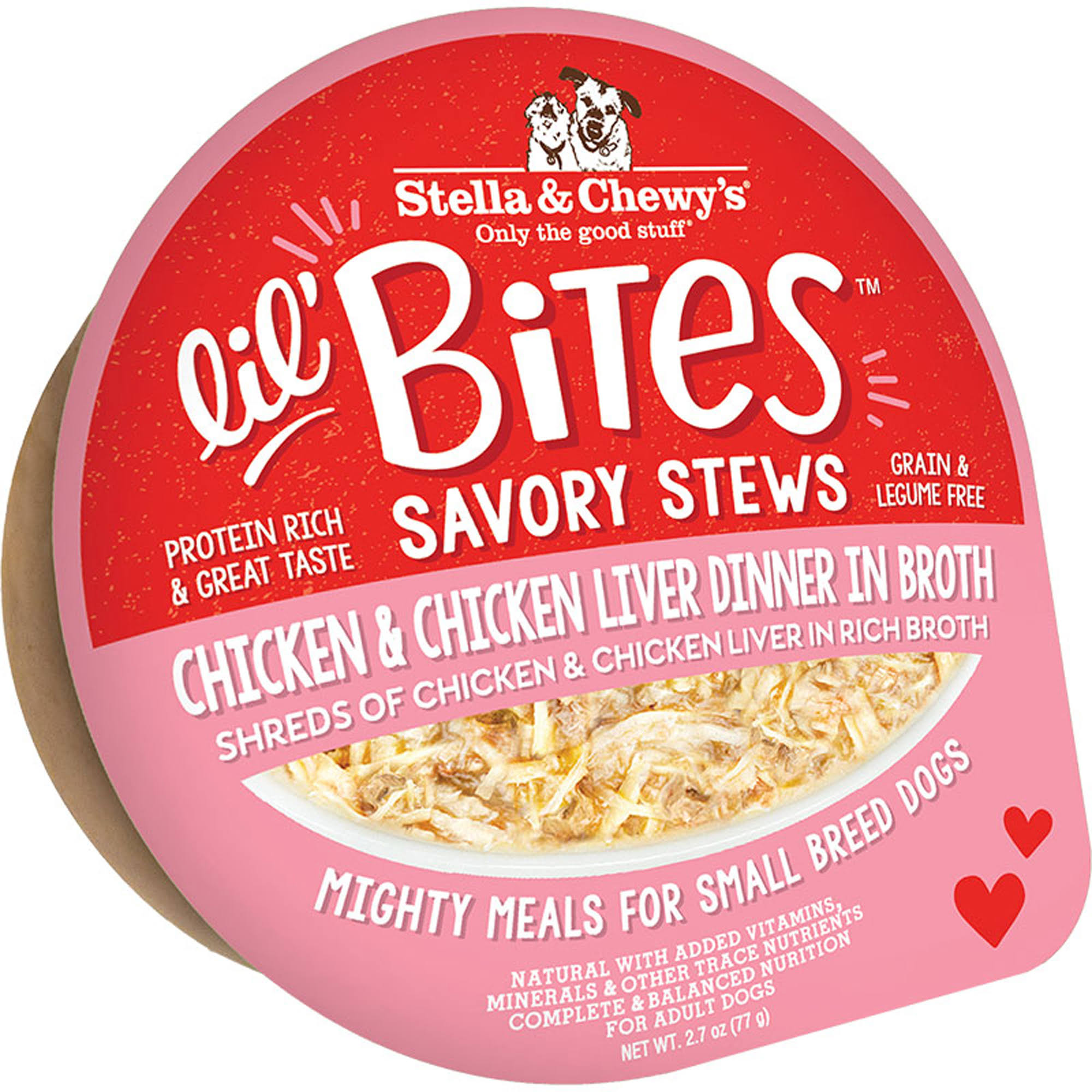 Stella & Chewy's Dog Lil Bites Savory Stew Chicken & Liver, 2.7-oz