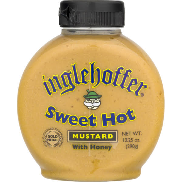 Inglehoffer Sweet Hot Mustard - with Honey, 10.25oz