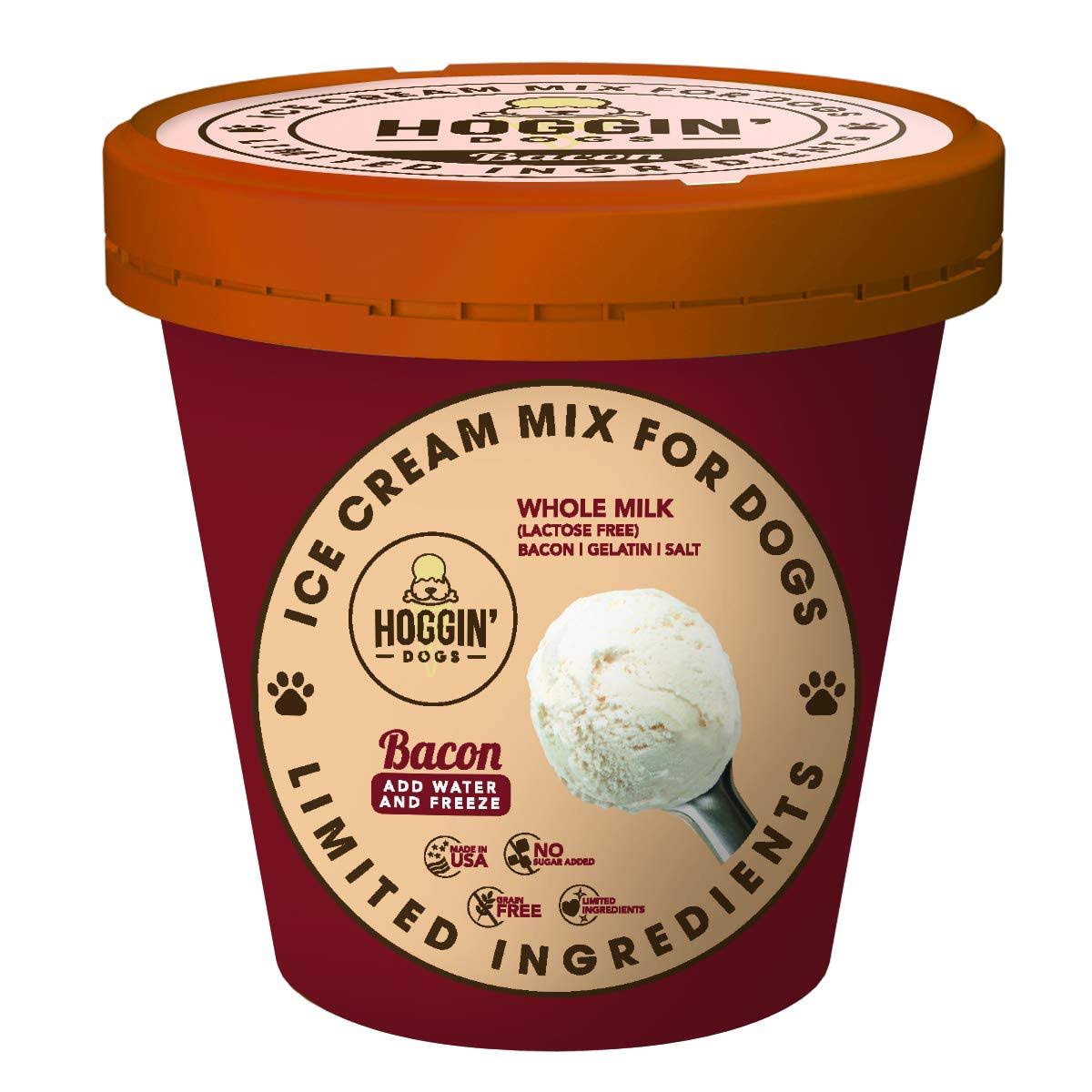 Hoggin' Dogs Ice Cream Mix For Dogs (Bacon)