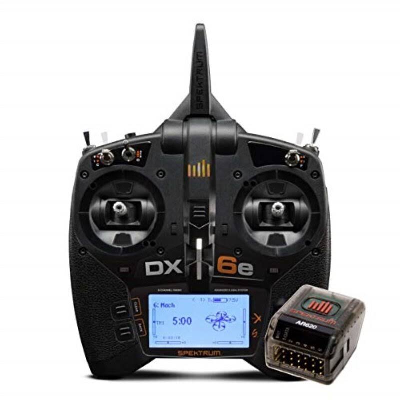 Spektrum DX6e 6-Channel 2.4GHz RC Radio Transmitter System DSMX DSM2 W