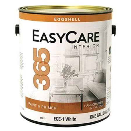 True Value Manufacturing 220173 1 Gal Ece1 Easycare 365 White Interior Latex Wall Paint & Primer, Washable Eggshell True Value Manufacturing