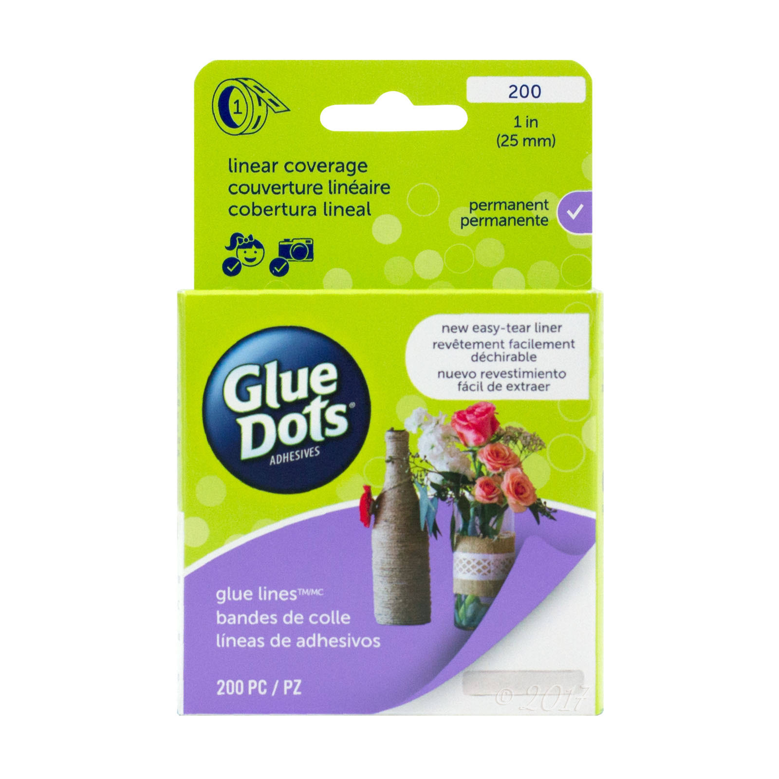 Glue Dots Adhesive - 1", 200ct