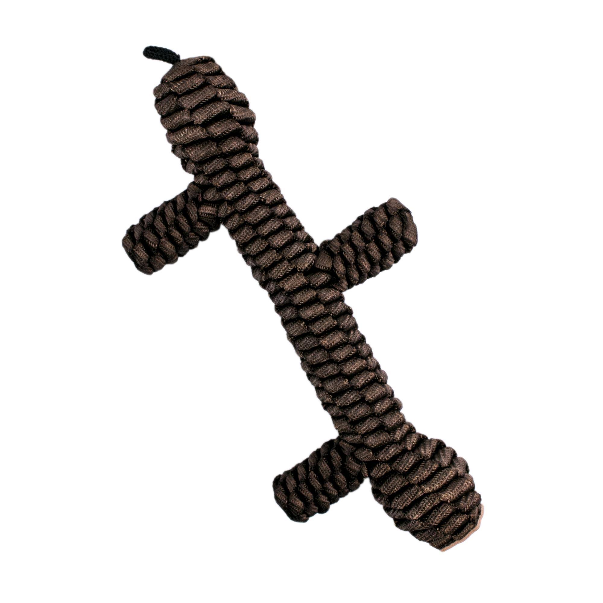 Tall Tails Brown Braided Stick Toy 9 in