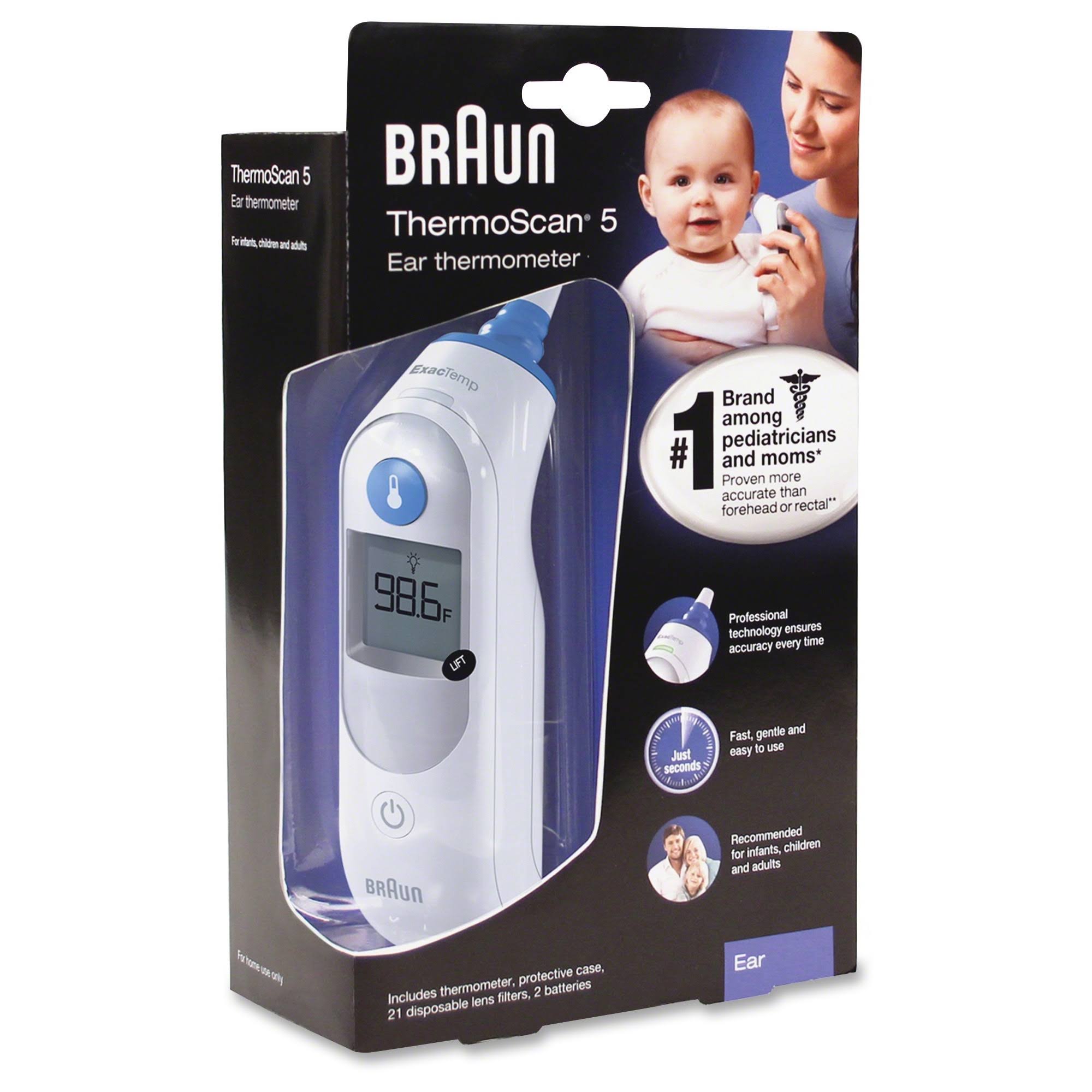 Braun ThermoScan 5 Thermometer, Ear