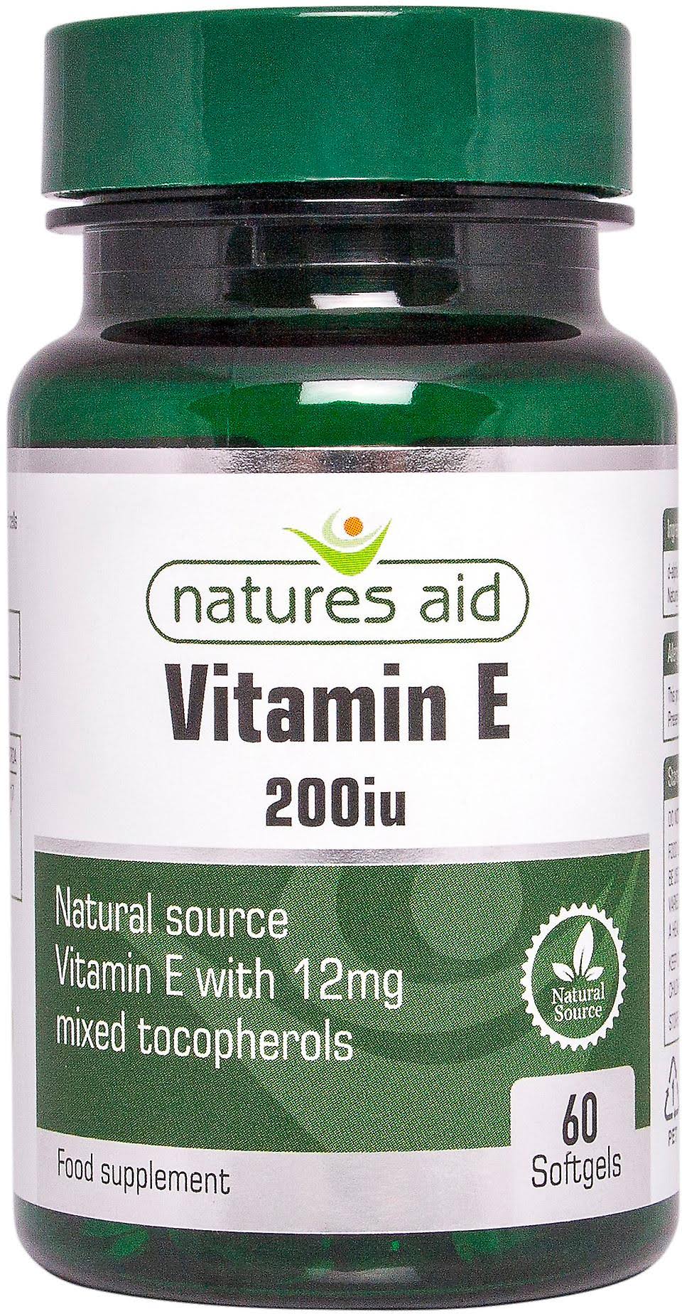 Natures Ai 200iu Vitamin E Dietary Supplement - 60 Capsules