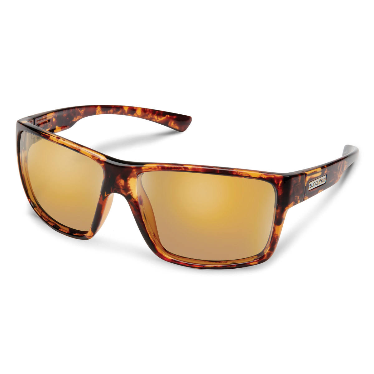 Suncloud Hawthorne Sunglasses Matte Black Polarized Blue Mirror