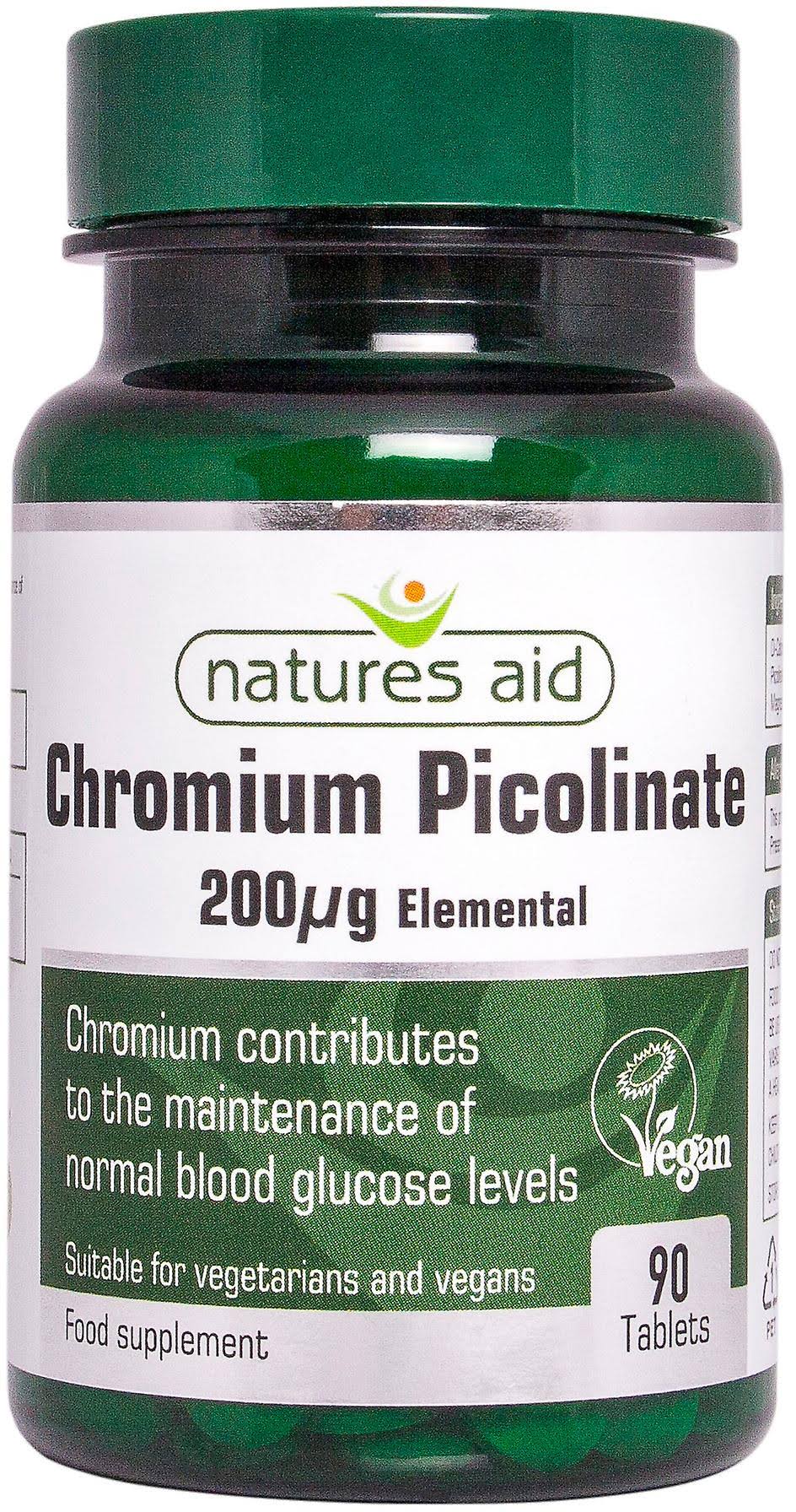 Natures Aid Chromium Picolinate - 400mg, 90Tabs