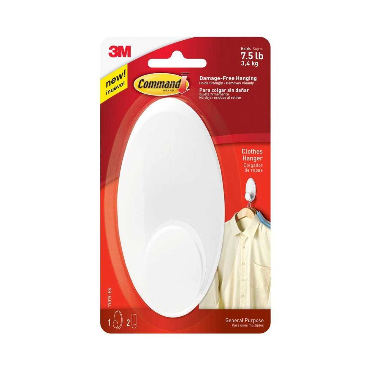 Command Clothes Hanger - Large, White