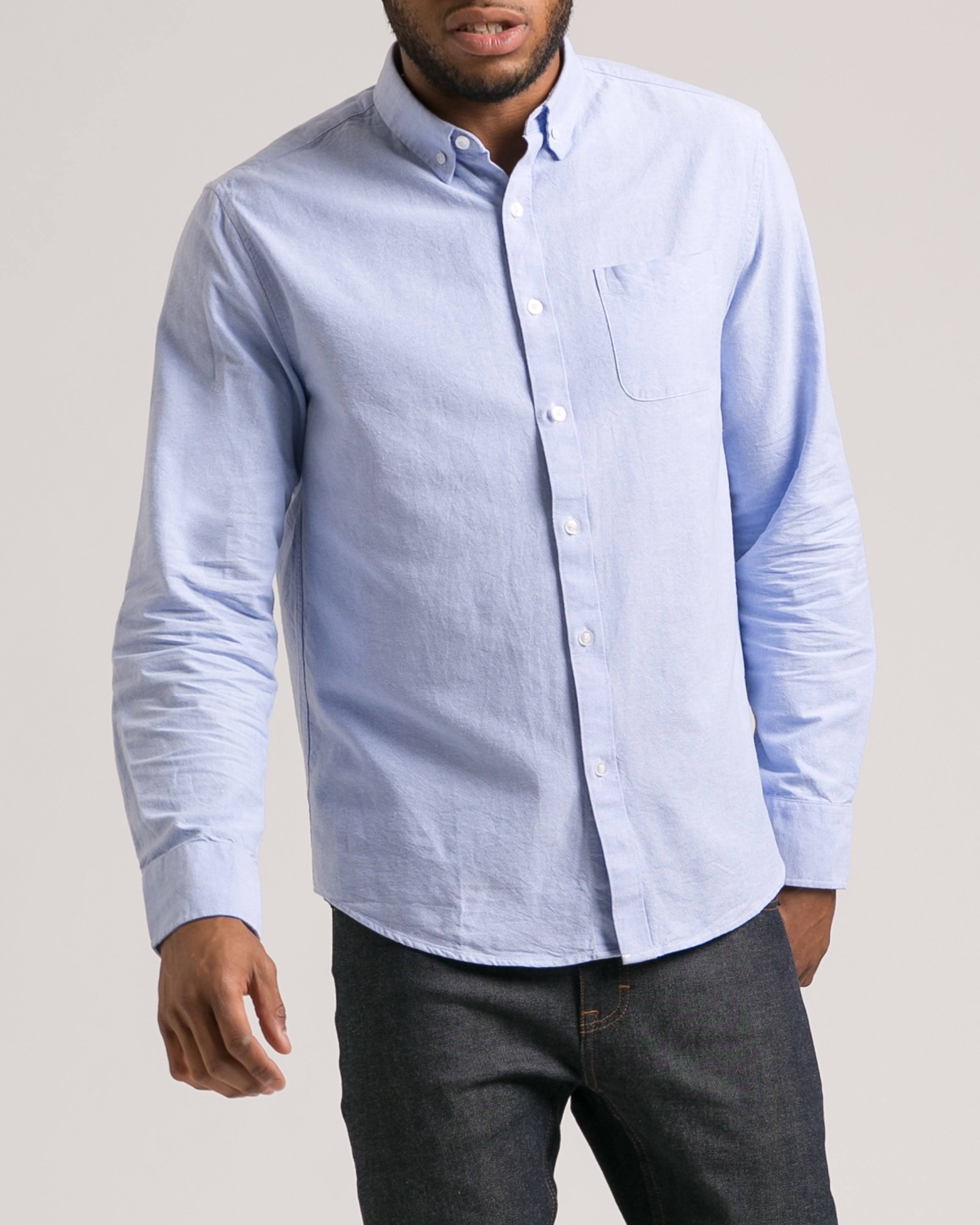 Men's JackThreads Classic Oxford Shirt in Blue (Size Small) (Available in More Sizes)