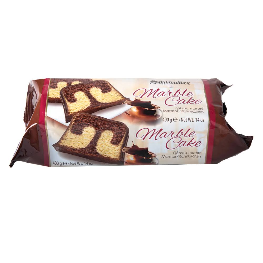 Schluender Chocolate Covered Marble Cake 14 oz.