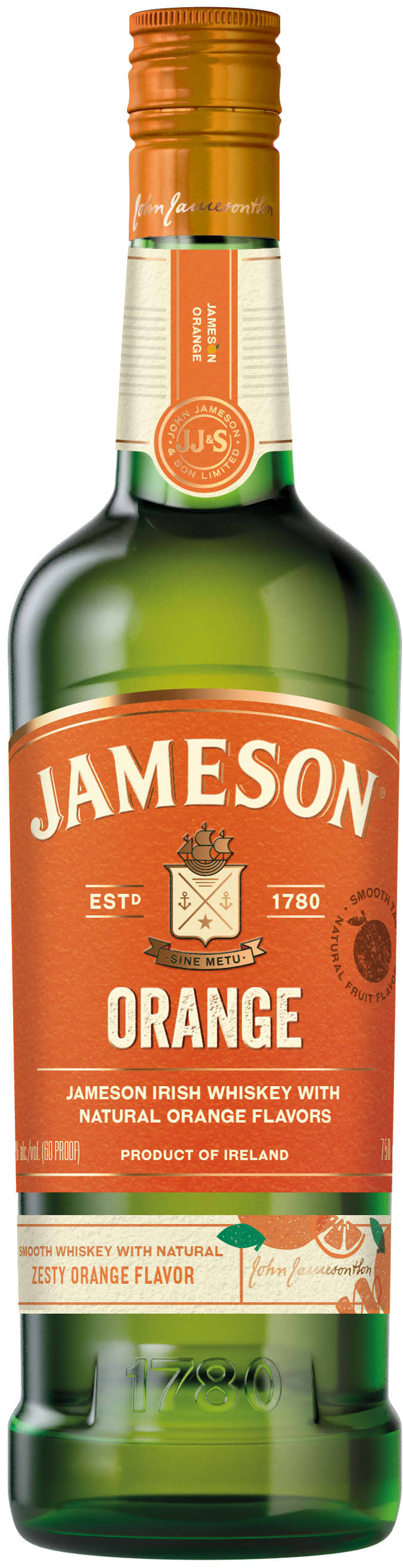 Jameson Irish Whiskey, Orange - 750 ml