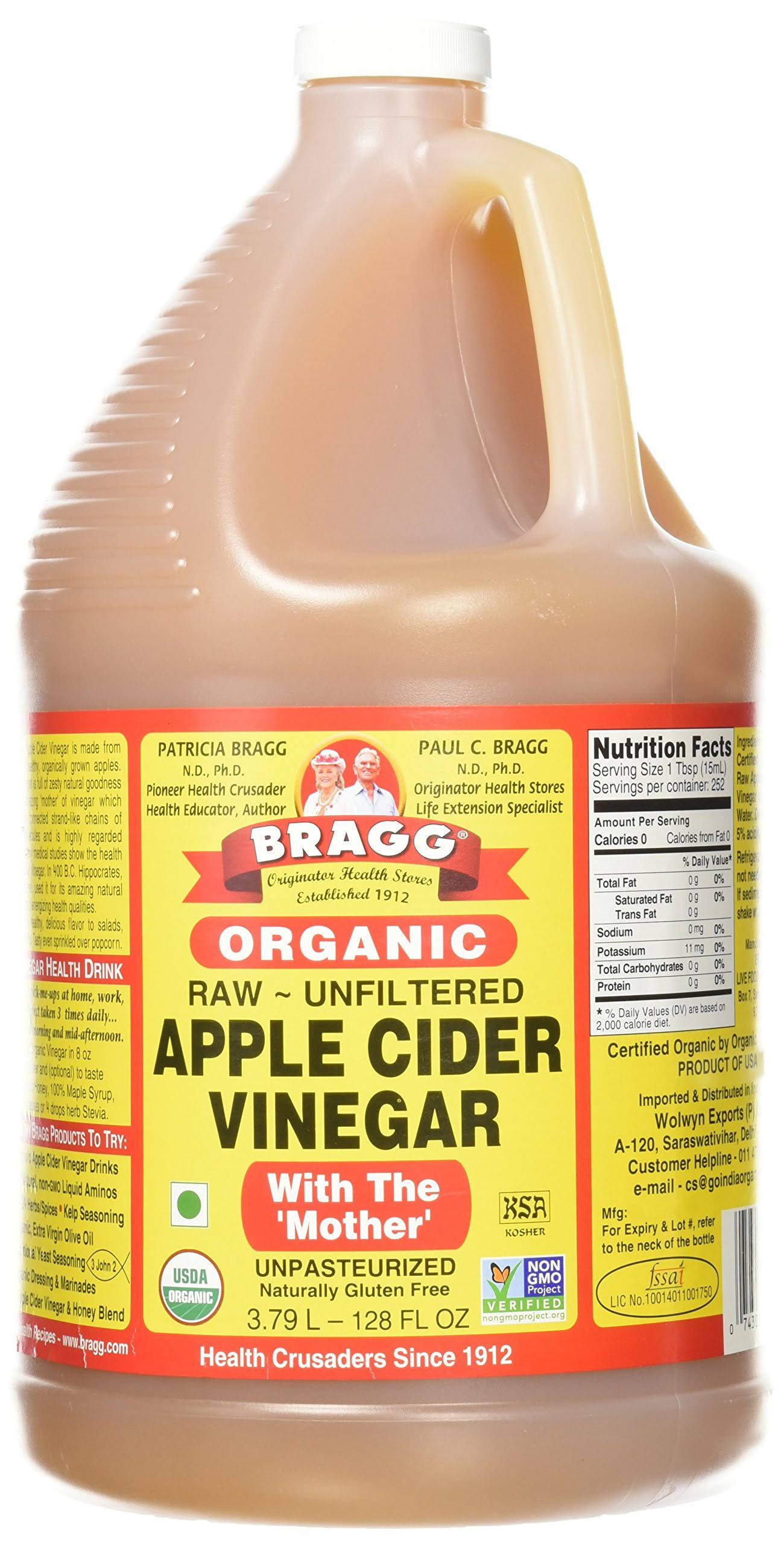 Bragg Organic Raw Apple Cider Vinegar - 128oz