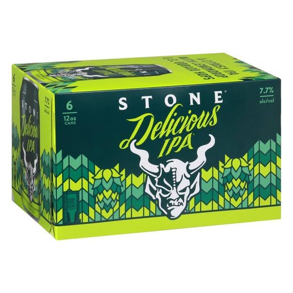 Stone Beer, Delicious IPA - 6 pack, 12 oz cans