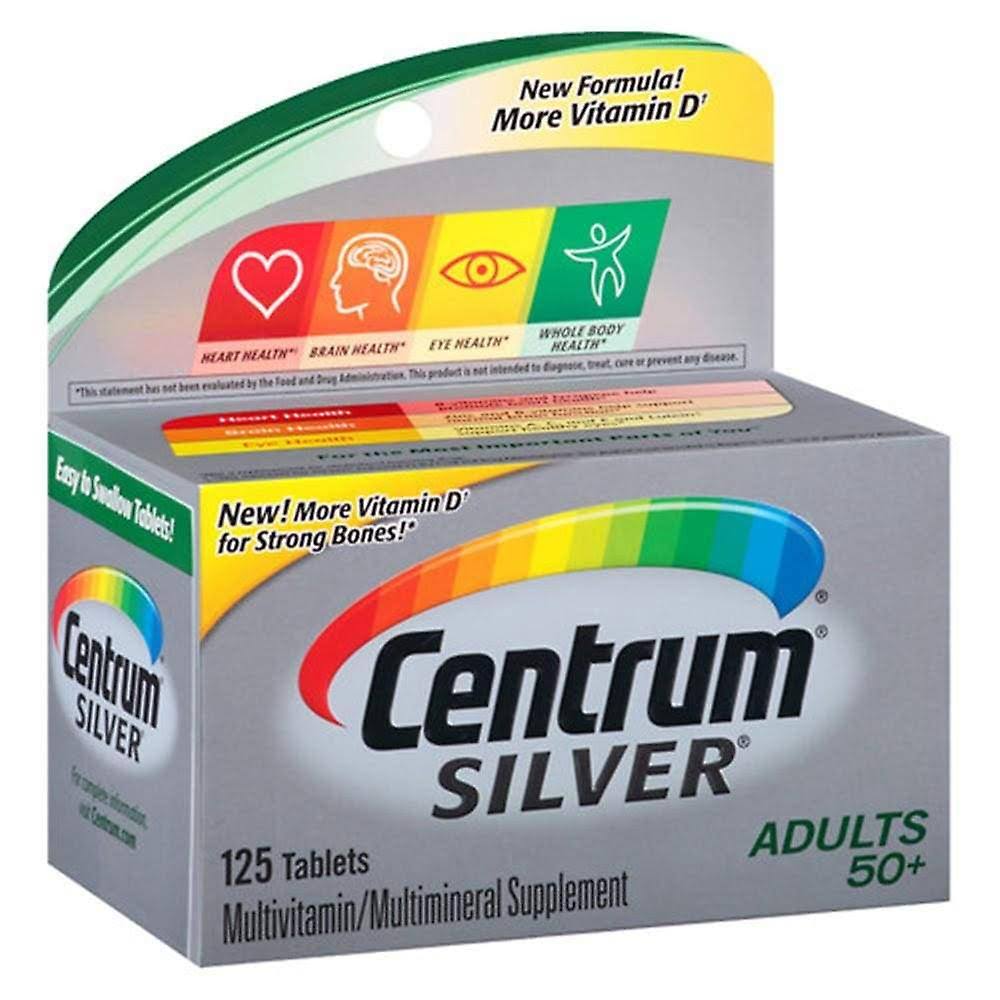 Centrum Silver Adults 50 Plus Multivitamin and Multimineral Supplement - 125 Count
