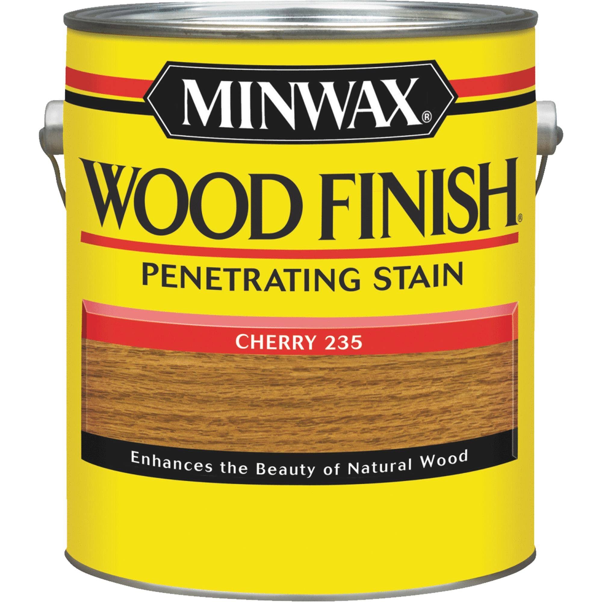 Minwax 71009000 Wood Finish Penetrating Stain - Cherry 235, 1gal