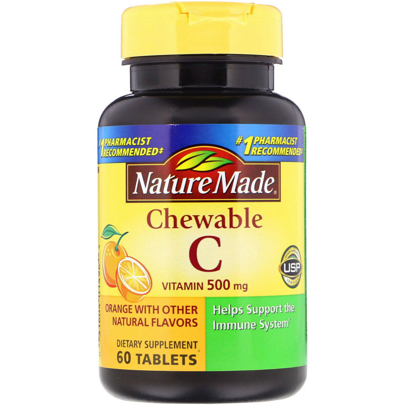 Nature Made Vitamin C 500mg Dietary Supplement - 60 Tablets