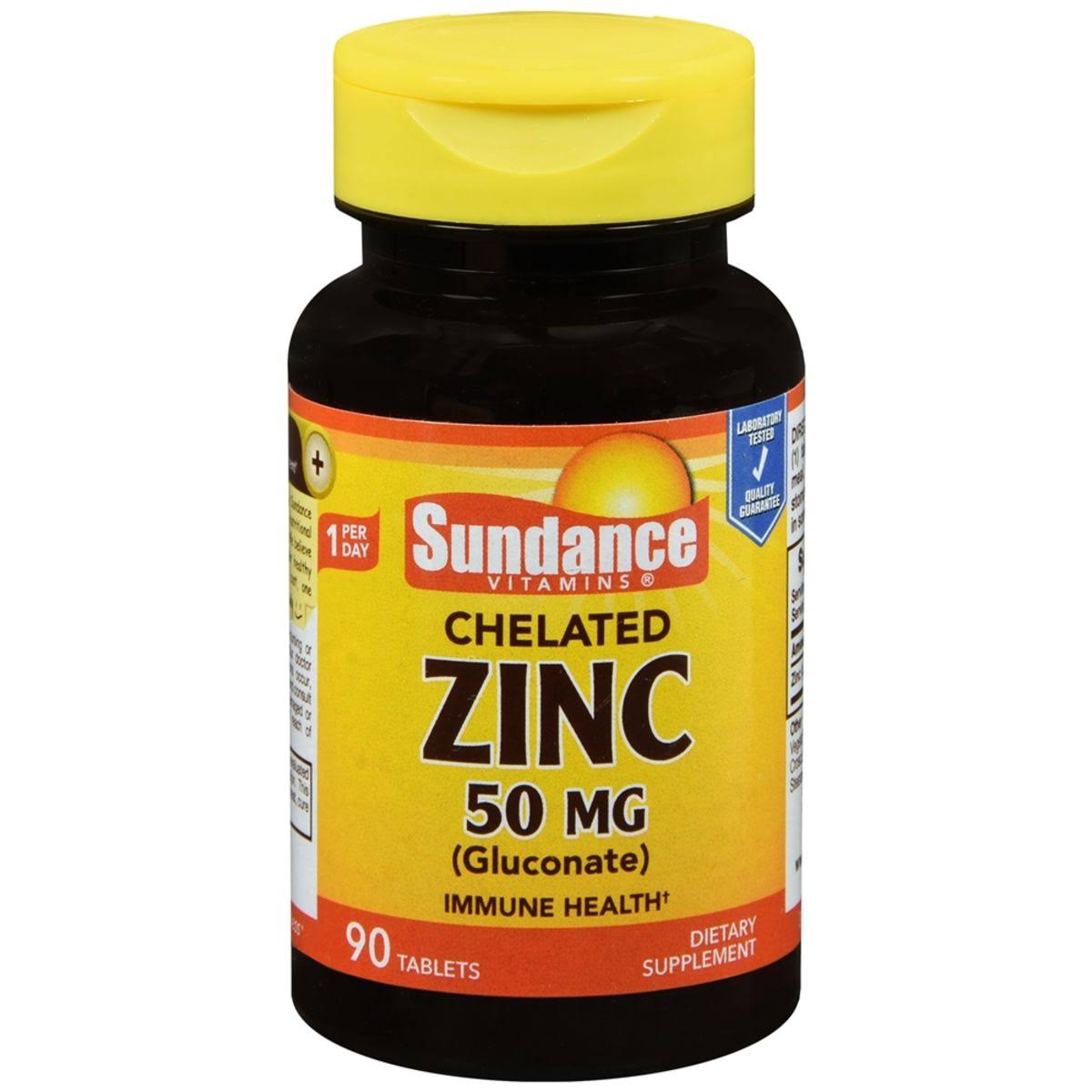 Sundance Chelated Zinc Dietary Supplement - 90ct