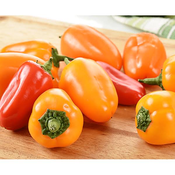 Azure Organic Mini Sweet Peppers - 1 Pound - Natural Market - Delivered by Mercato