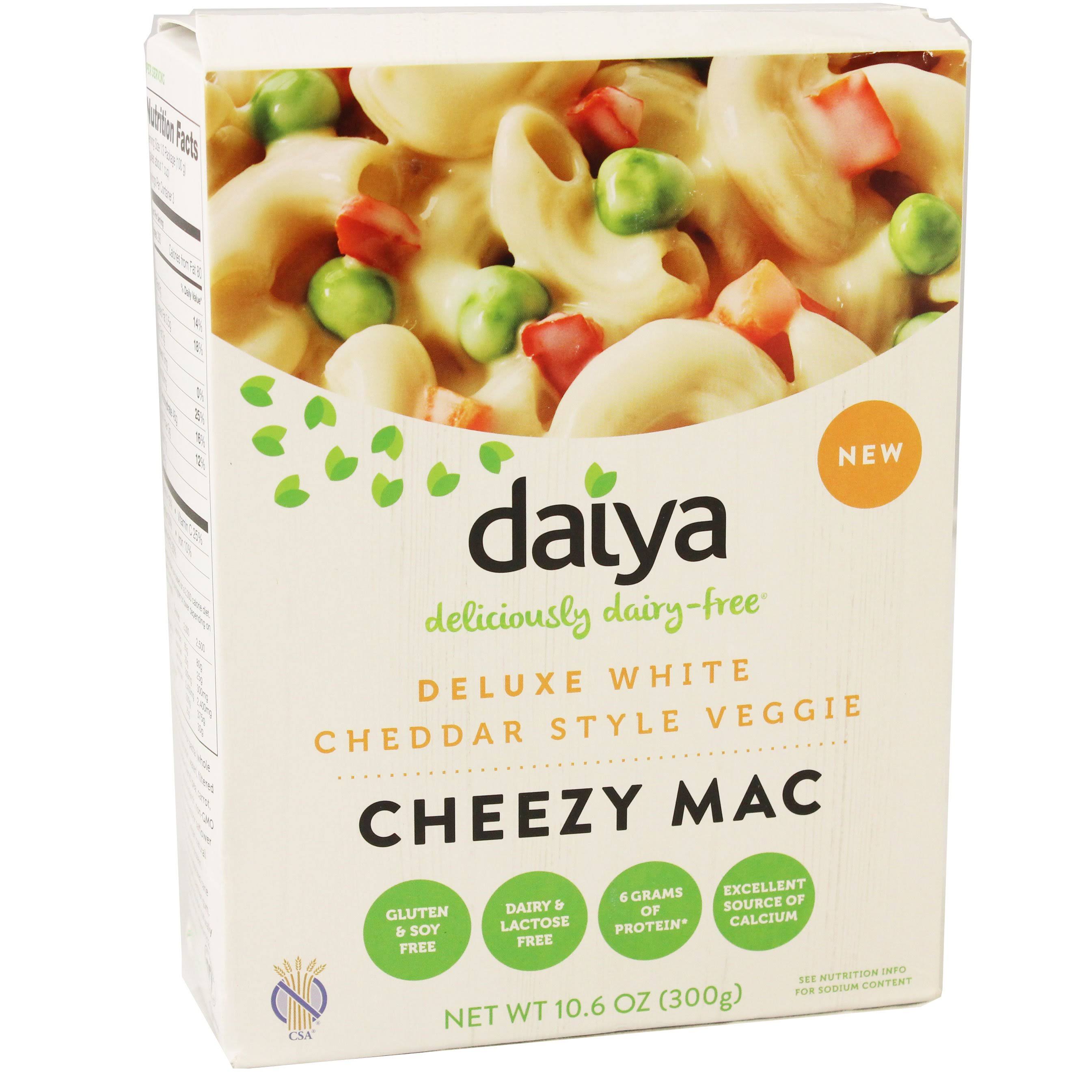 Daiya Deluxe White Cheddar Style Veggie - Cheezy Mac, 10.6oz