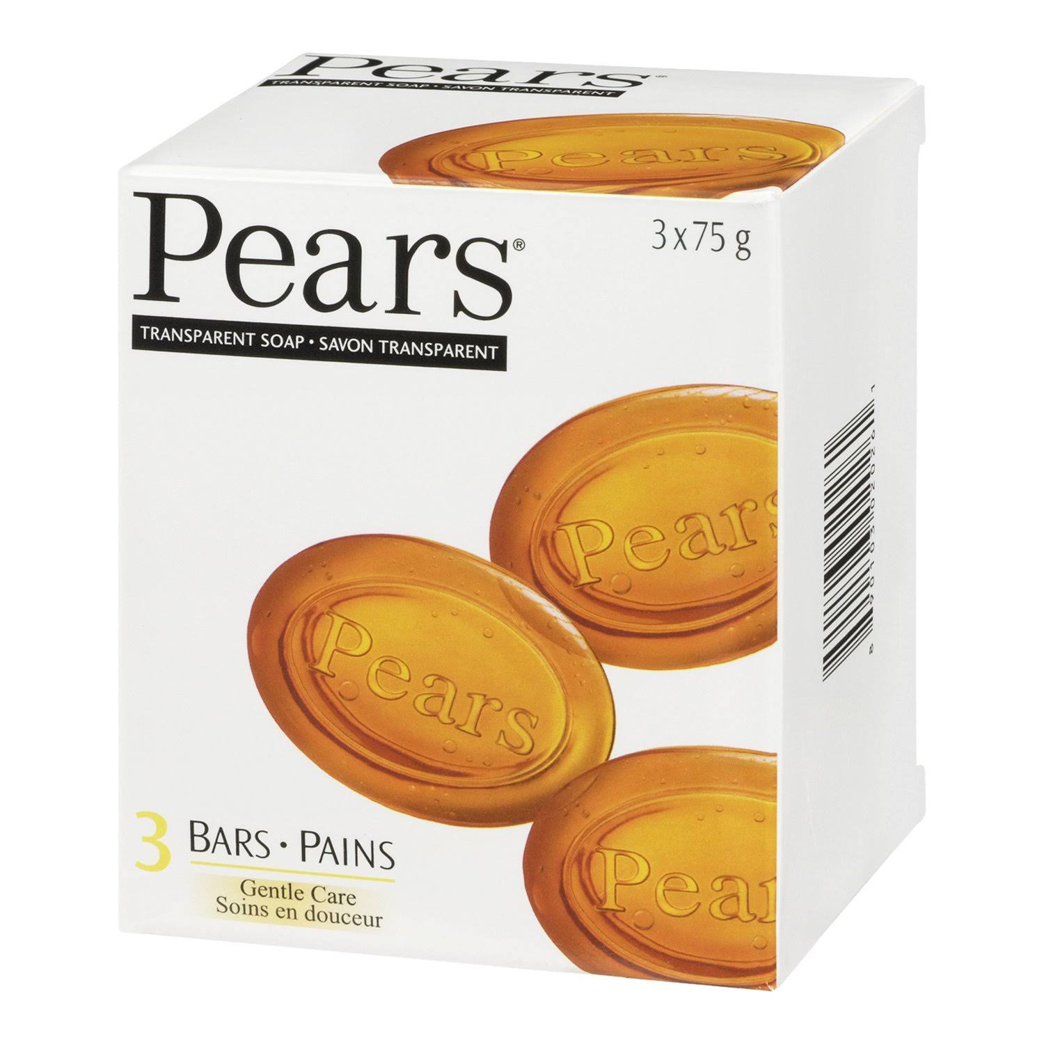 Pears Transparent Bar Soap - 75g, 3pk