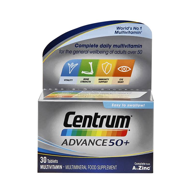 Centrum Advanced 50 Plus Multivitamin - 30 Tablets