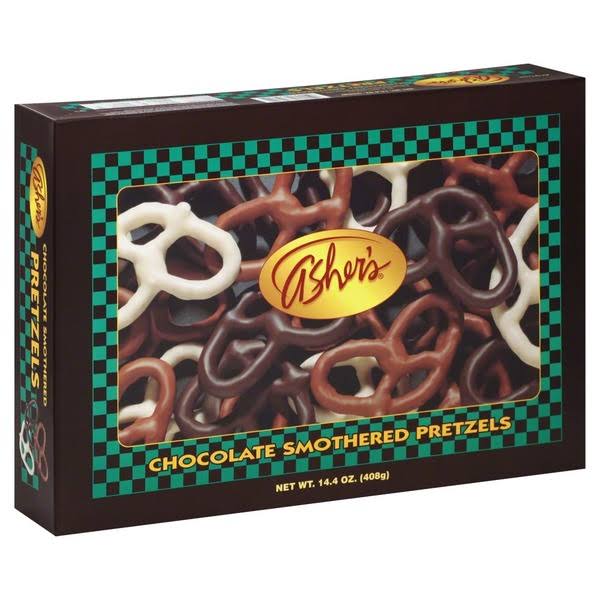 Asher's Chocolates, Chocolate Covered Pretzels Assortment, Gourmet Swe