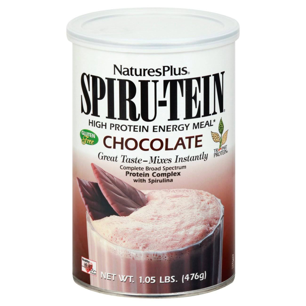Nature's Plus Spiru-Tein Whey High Protein Energy Meal - Chocolate, 476g