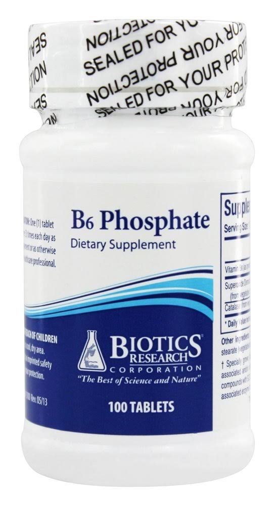 Biotics Research - B6 Phosphate - 100 Tablets