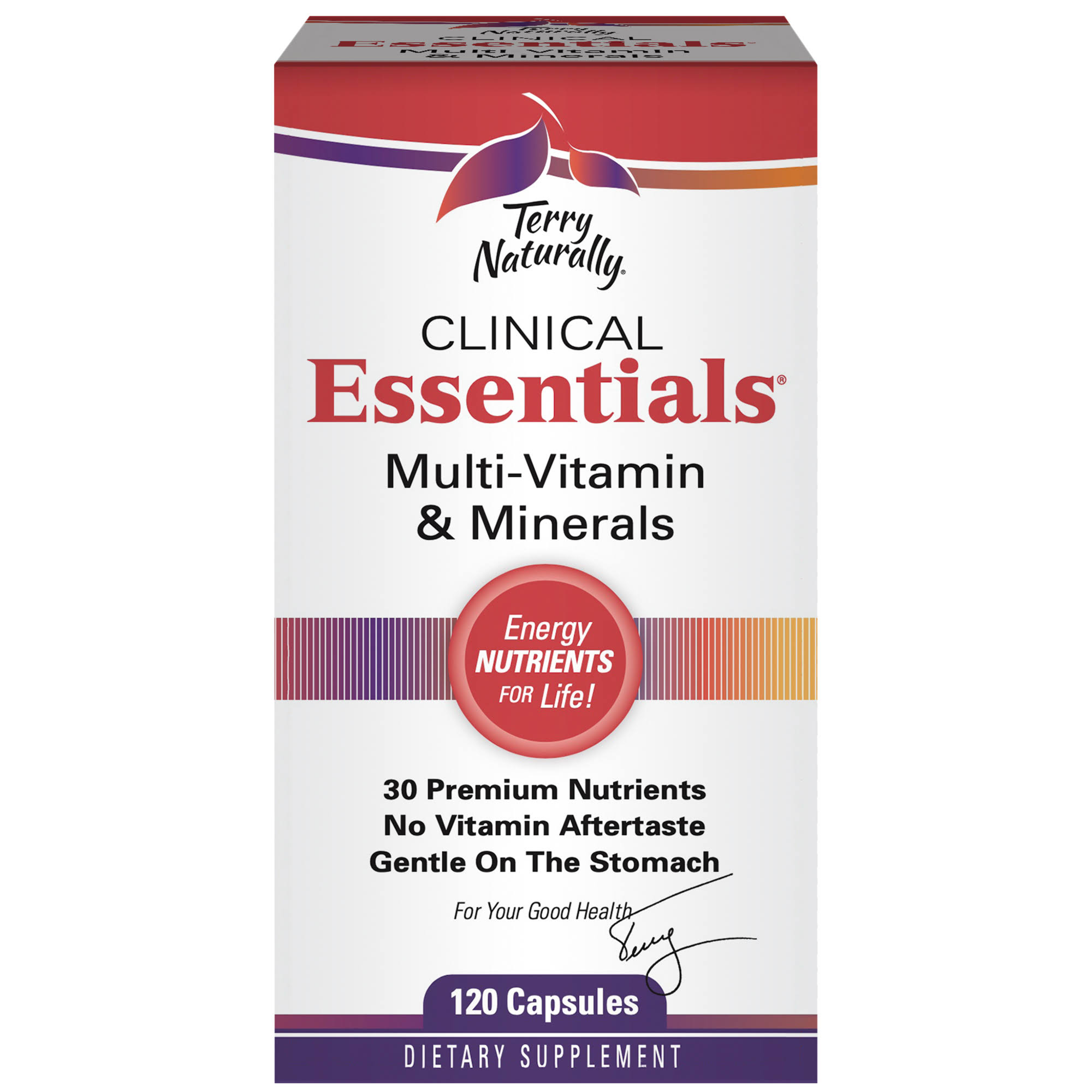 Terry Naturally Clinical Essentials Multi-Vitamin & Minerals 120 Caps