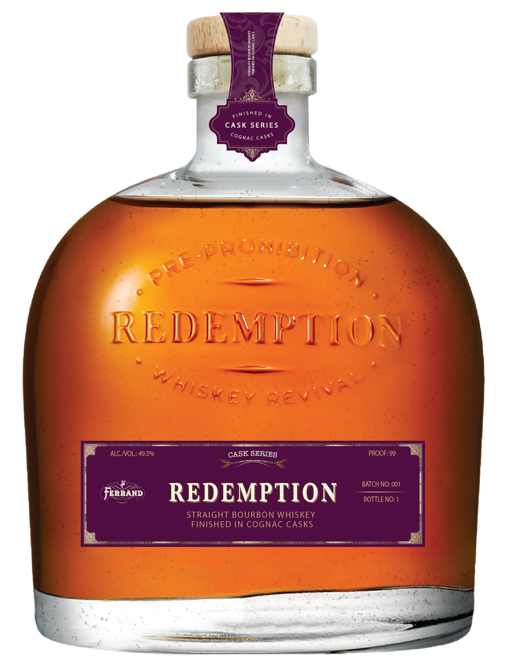 Redemption Cognac Cask Straight Bourbon Whiskey / 750ml
