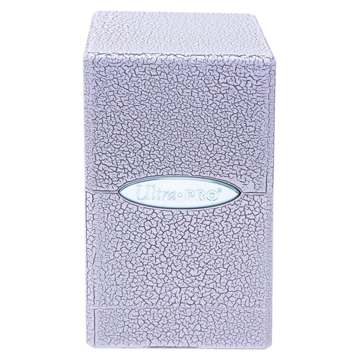Ultra Pro Ivory Crackle Satin Tower Deck Box