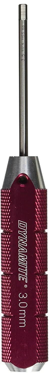 Dynamite Machined Hex Driver - Red, 3.0mm