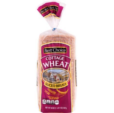 Best Choice Cottage Wheat Sliced Bread - 20 Ounces - Green Hills Grocery - 5th Avenue - Delivered by Mercato