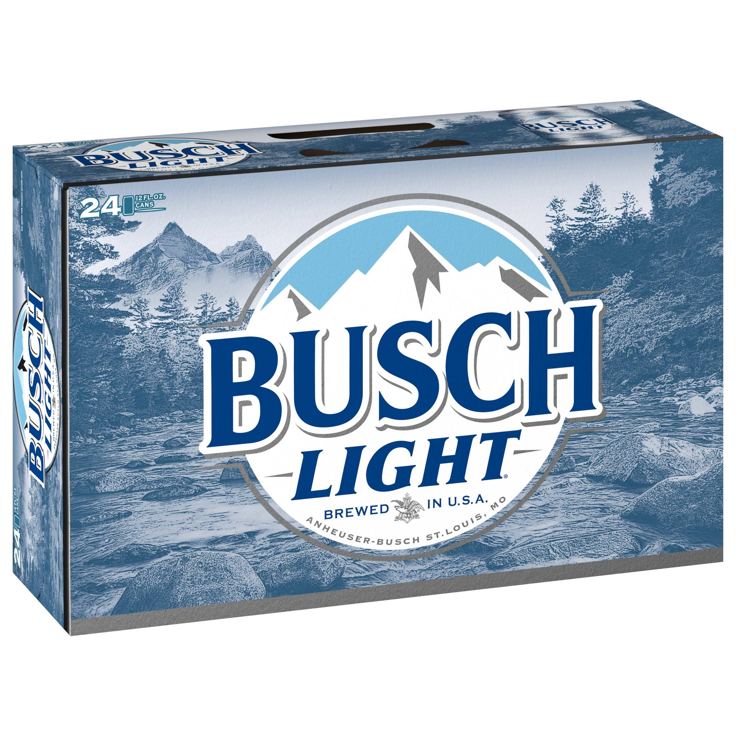 Busch Light Beer - 24 pk, 12 oz