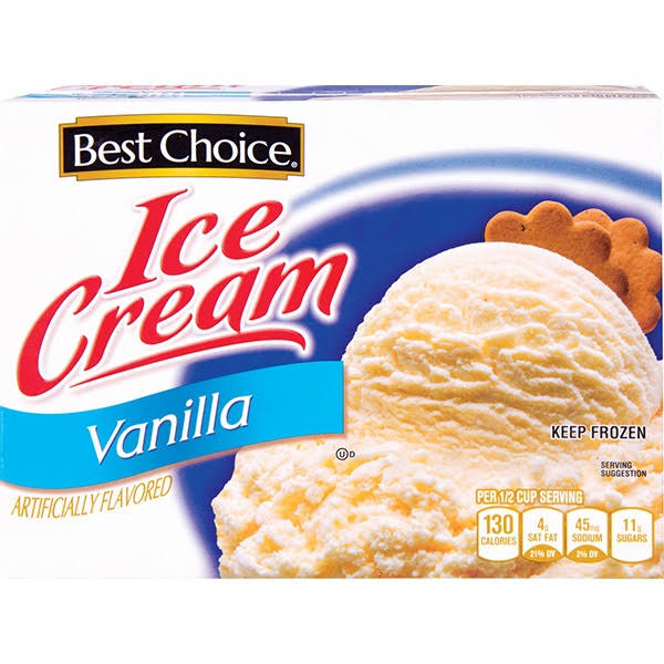 Best Choice Ice Cream - 1.75 qt