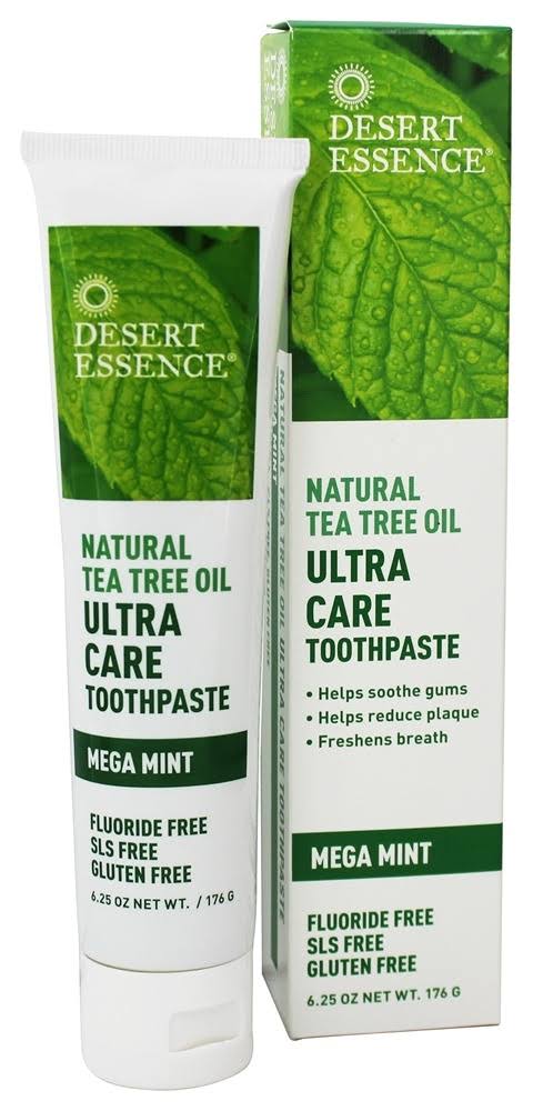 Desert Essence Toothpaste - Tea Tree Oil, Mega Mint