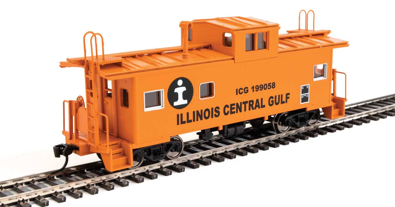 Walthers 910-8771 HO International Extended Wide-Vision Caboose Illinois Central Gulf #199058
