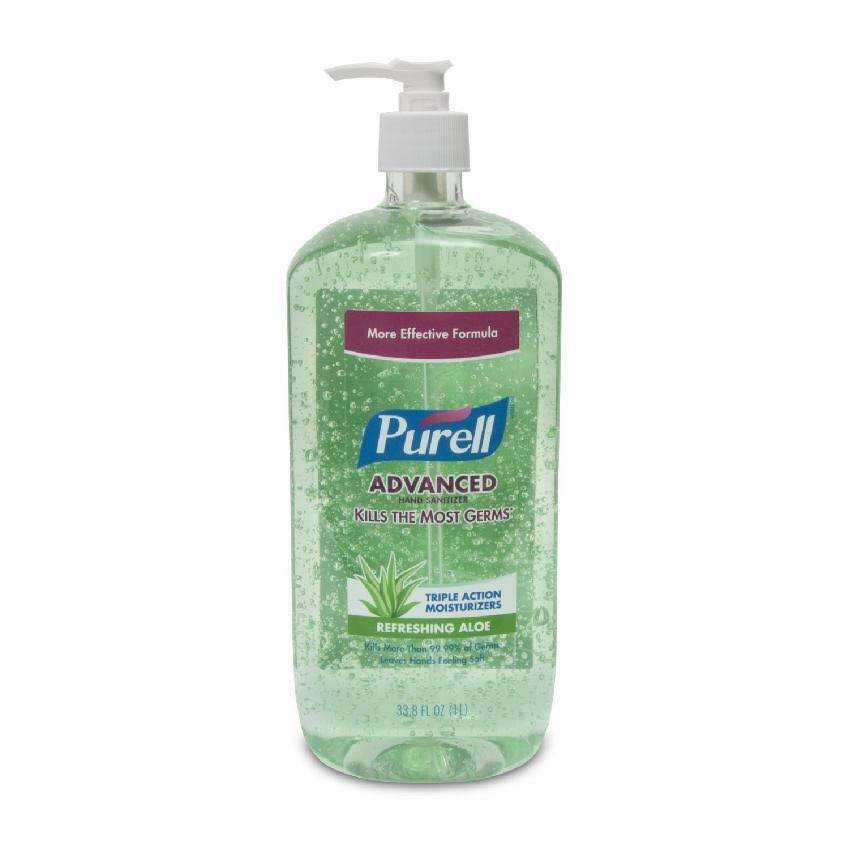 Purell Advanced Hand Sanitizer - Refreshing Aloe, 33.8oz