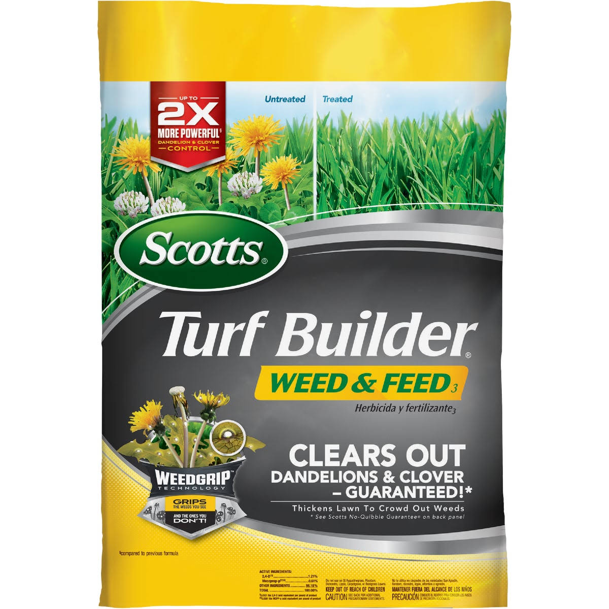 Scotts 5M Turf Builder Weed and Feed Fertilizer - 15lb
