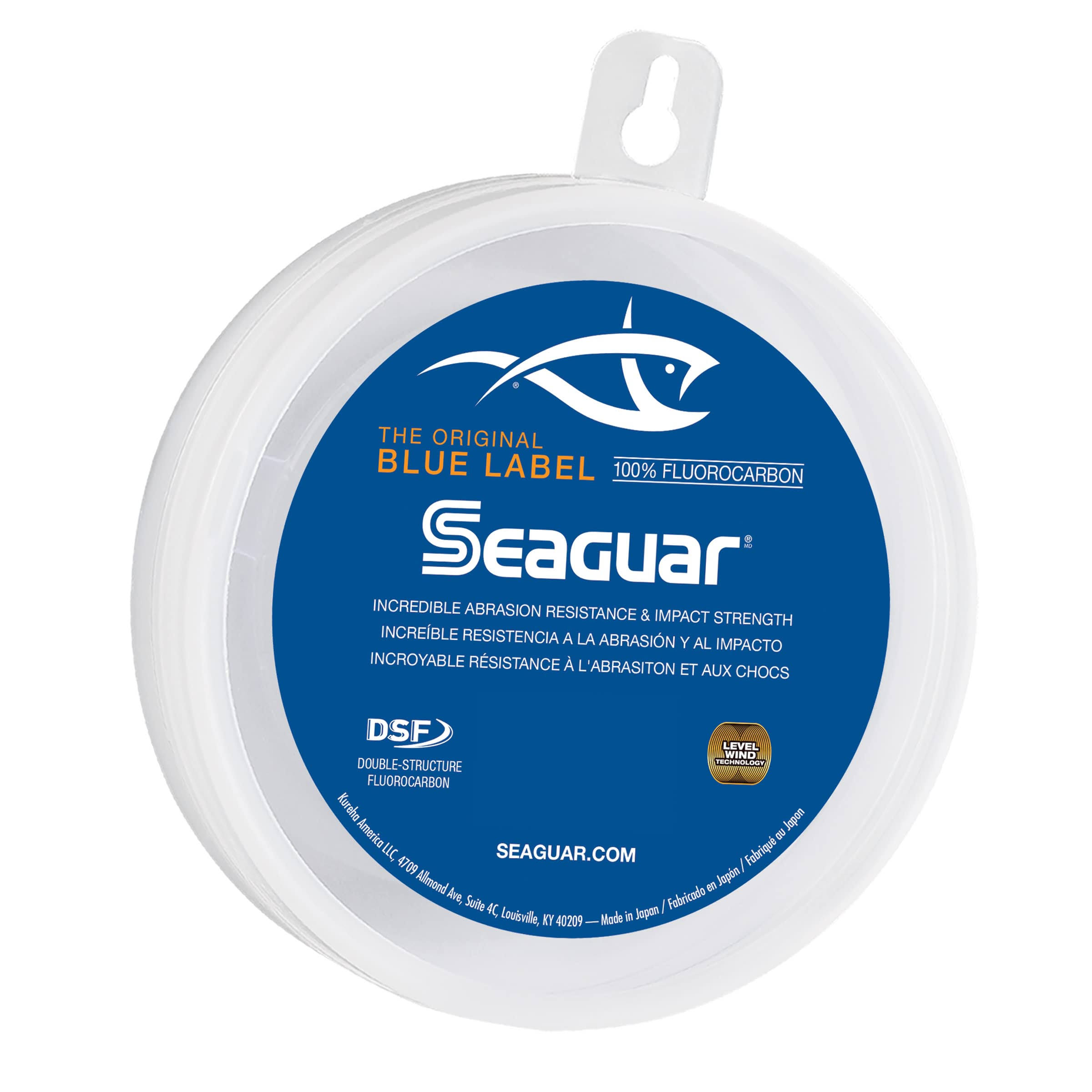 Seaguar Blue Label Fluorocarbon Leader Line Spool - 4lbs, 25yds